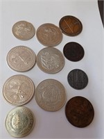 Lot of Various Tokens to Include Midway Slots,