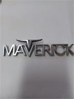 Vtg. Maverick Car Emblom