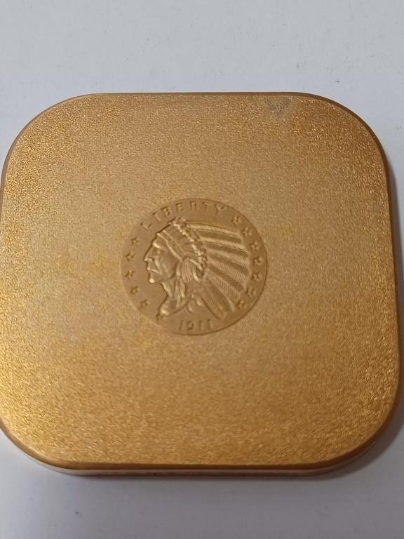 Marked 24K Gold Plated 2.5 Token