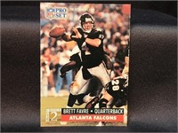 ROOKIE BRETT FAVRE1991 PRO SET NFL FOOTBALL CARD