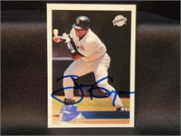 AUTOGRAPHED TONY GWYNN MLB BASEBALL CARD...