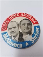 Come Home America Political Button Pin