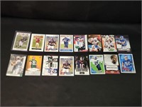 LOT OF ROOKIE NFL FOOTBALL CARDS WITH ALL STARS...