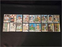 LOT OF 1973 MLB BASEBALL CARDS WITH FERGIE...