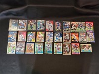 LOT OF BARRY SANDERS NFL FOOTBALL CARDS (29...