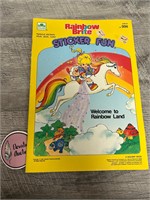 Vintage Rainbow Brite sticker book w all stickers!