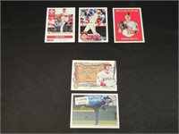 LOT OF SHOHEI OHTANI MLB BASEBALL CARDS (5...