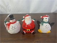 Lightscapes Light Up Ceramic Ornaments Colored or