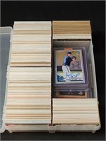 COLLECTOR'S CONTAINER FULL OF SPORTS CARDS...