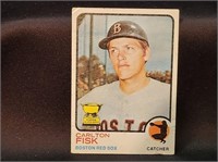 1973 TOPPS ALL-STAR ROOKIE CARLTON FISK HOF MLB...