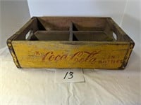 Old Glass Gallon Coca Cola Wood Crate