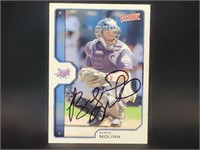 AUTOGRAPHED BENGIE MOLINA VICTORY MLB BASEBALL...