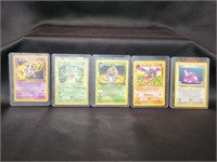 VINTAGE 1999 FIRST YEAR POKEMON TRADING CARDS...