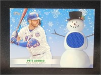 PETE ALONZO NY METS JERSEY RELIC MLB BASEBALL CARD