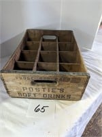 Old Wood Crate for Posties Soft Drinks
