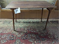 Antique Wood Sewing Table