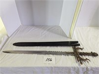 Large Gothic Style Sword