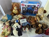 Large Plush Anmal Lot and More