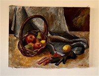 Unframed Canvas Art: Still Life - Fruit