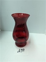 10 Inch Red Vase