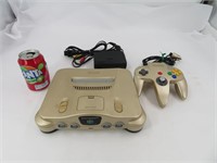 Console Nintendo 64 '' GOLD '' version japonaise