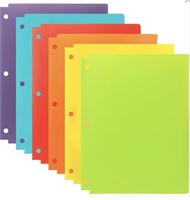 YOUNGEVER, 12 PACK OF HEAVY DUTY PLASTIC FOLDERS,