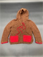 Children’s Crochet Hooded Sweater