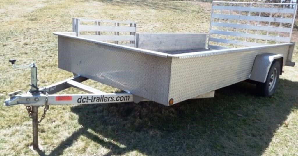 DCT Trailers 7'x14' Alumimum Open Trailer w/Ramps