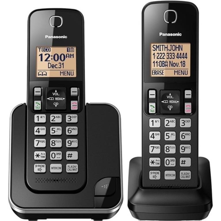 Panasonic Cordless Phone System with 2 Handsets
