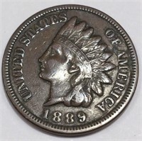 1889 Indian Head Penny High Grade