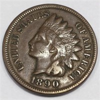 1890 Indian Head Penny High Grade