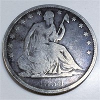1859-O Seated Liberty Half Dollar