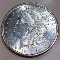1885-S Morgan Silver Dollar Uncirculated