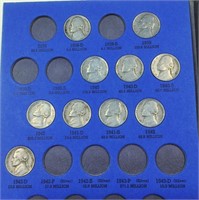 Jefferson Nickel Set 43 Coins Total
