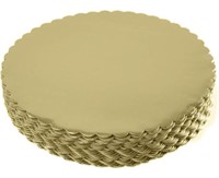 ONE MORE, 25 PACK OF 12 IN. GOLD CAKE BOARDS /