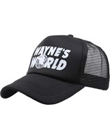 AGSHCQI WAYNES WORLD ADJUSTABLE HAT MESH CAP