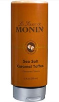 MONIN SEA SALT CARAMEL TOFFEE SAUCE 12OZ EXPIRED