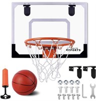 KIDS BASKETBALL HOOP AND BALL SET 16 x12IN