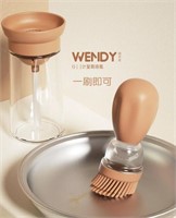 WENDY OIL BRUSH BOTTLE (BROWN AND CLEAR) 5 X 2.5