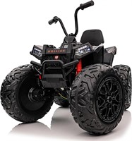 24V Ride 4WD ATV Quad Electric Vehicle,LED Lights