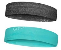 2-Pack Moisture Wicking Headbands