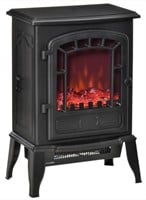 22in Electric Fireplace Heater 750/1500W Blk