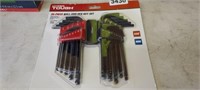 HYPER TOUGH 26 PC. HEX KEY SET, NEW