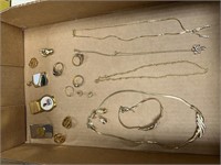 COSTUME JEWELRY, MONEY CLIP AND MORE LOT