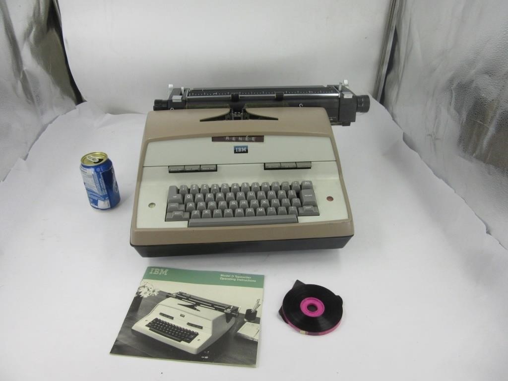 Vieille machine à écrire, IBM