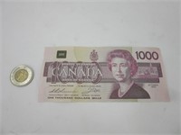 FAUX '' FAKE '' billet de 1000$ canada **aucun