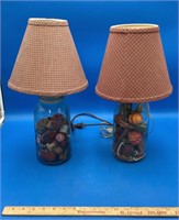 Vintage Ball Mason Jar Lamps