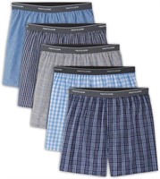 5Pcs Size Large Fruit of the Loom Mens Boxer