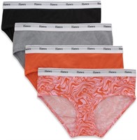 6Pcs Size X-Large Hanes Womens Originals Hipster