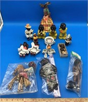 Lot of Vintage Black Americana Figurines and Dolls